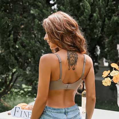 Sömlös Push-Up-Bh Med Jelly-Remsor