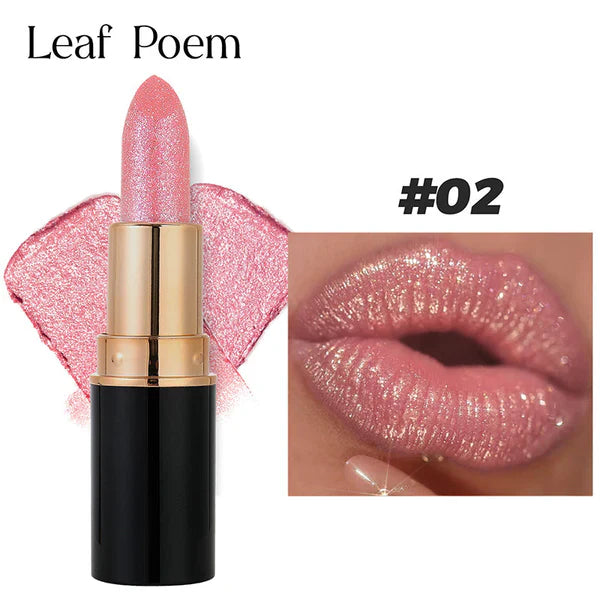 💖Diamond Lip Gloss Glitter Läppstift vattentätt