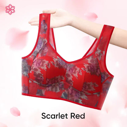 [Rika damkläder] - Ice Silk Lace Everyday Cooling Comfort Bra