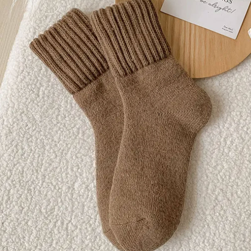 🧦 5 par Värmande Ullstrumpor i Mellanhöjd