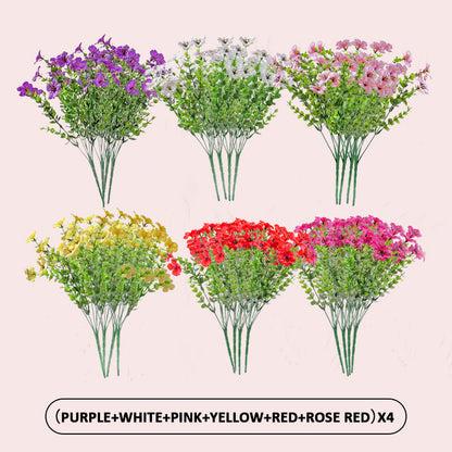 🌺UV-resistent färgglad konstgjord blomma💖