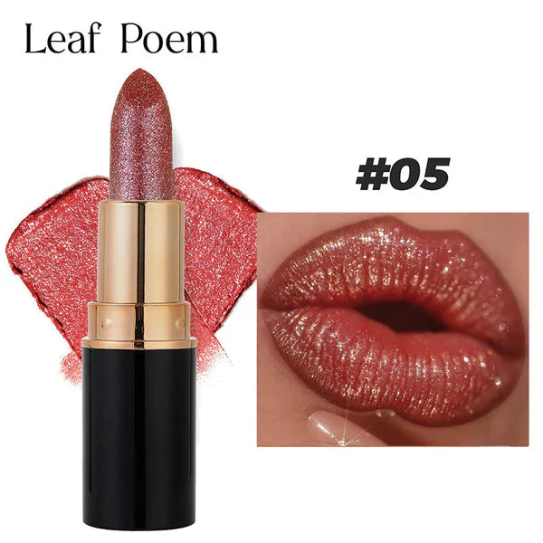 💖Diamond Lip Gloss Glitter Läppstift vattentätt