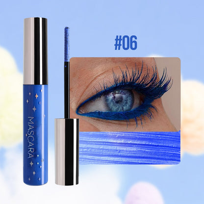 Färgglad Glittermascara