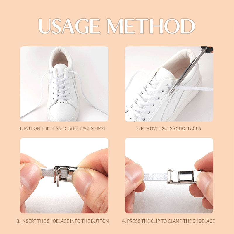 Magnetiska skosnören utan bindning