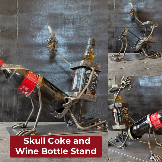 Skull Cola- och vinflaskställ