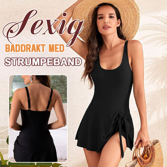 👙 Sexig baddräkt med strumpeband | Ett måste för strandgudinnor! 🌴☀️
