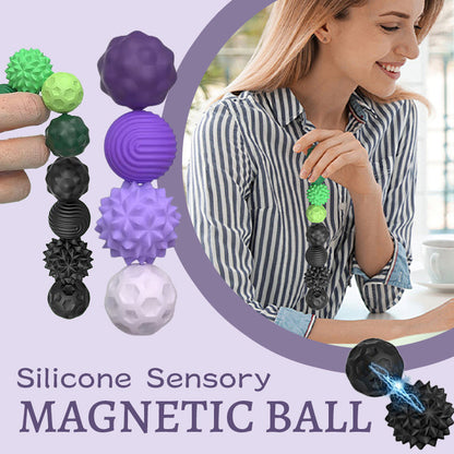 Sensorisk magnetisk boll i silikon