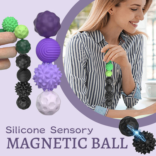 Sensorisk magnetisk boll i silikon
