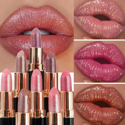 💖Diamond Lip Gloss Glitter Läppstift vattentätt