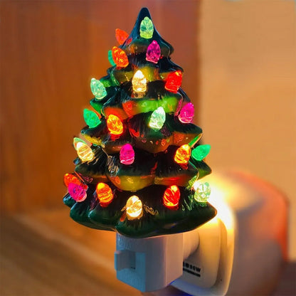🔥 Christmas Pre-sale - 49% rabatt 🎄Christmas Ceramic Tree Night Light