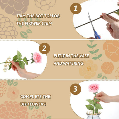 🌸 Rostfritt Stål Blomstergaller Organizer ♻️