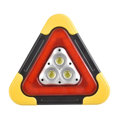 3-IN-1 solcellsdriven varningslampa med nödtriangel