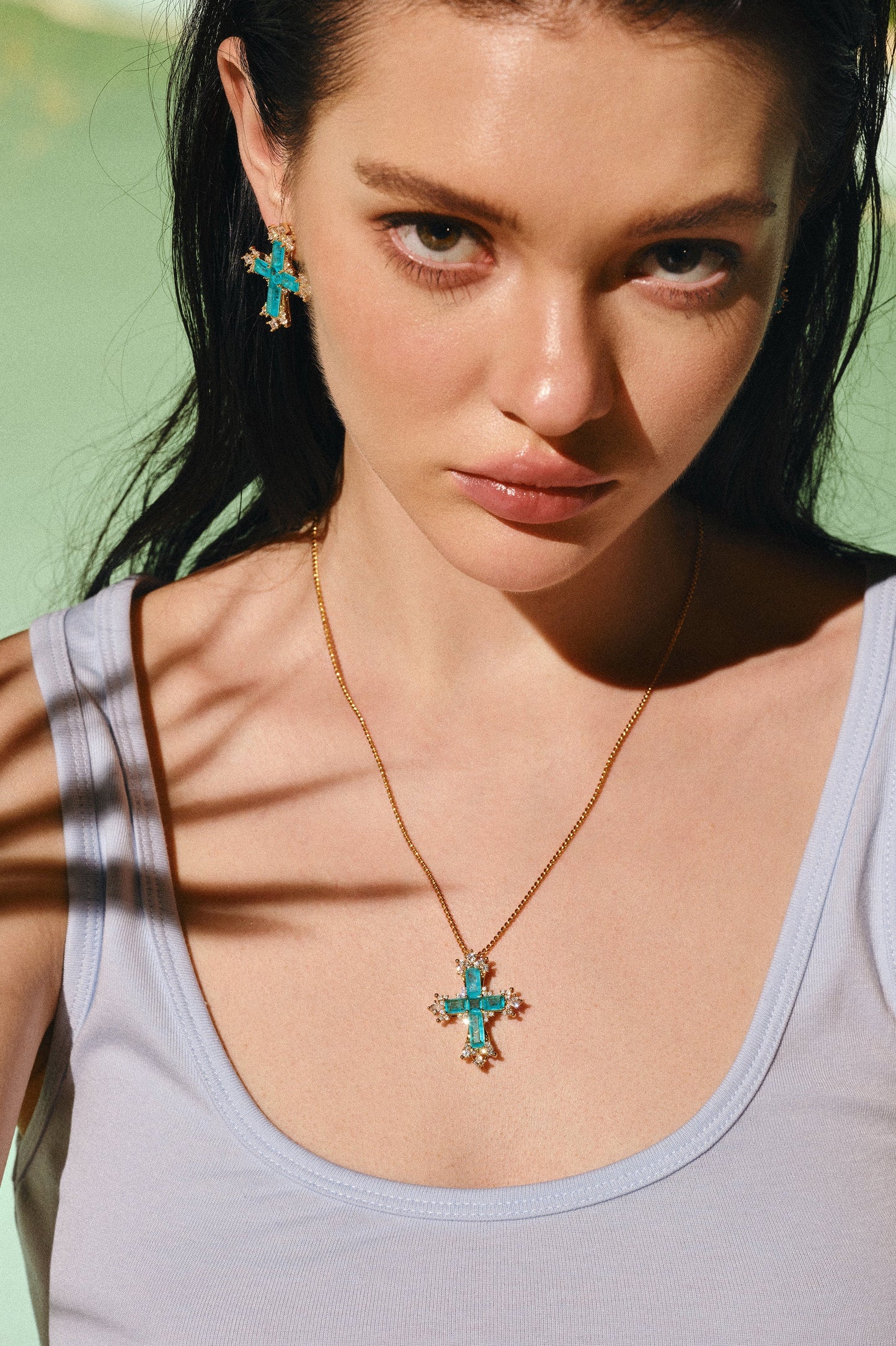 Paraiba kors smyckeset