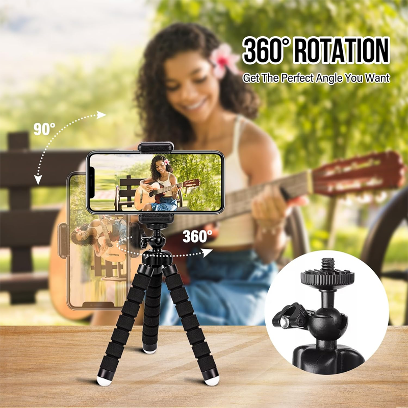🎁Begränsad tid 50% RABATT🎁✨Flexibelt ministativ
