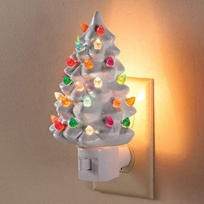 🔥 Christmas Pre-sale - 49% rabatt 🎄Christmas Ceramic Tree Night Light