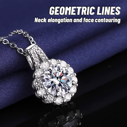 Moissanite Solros Pendan
