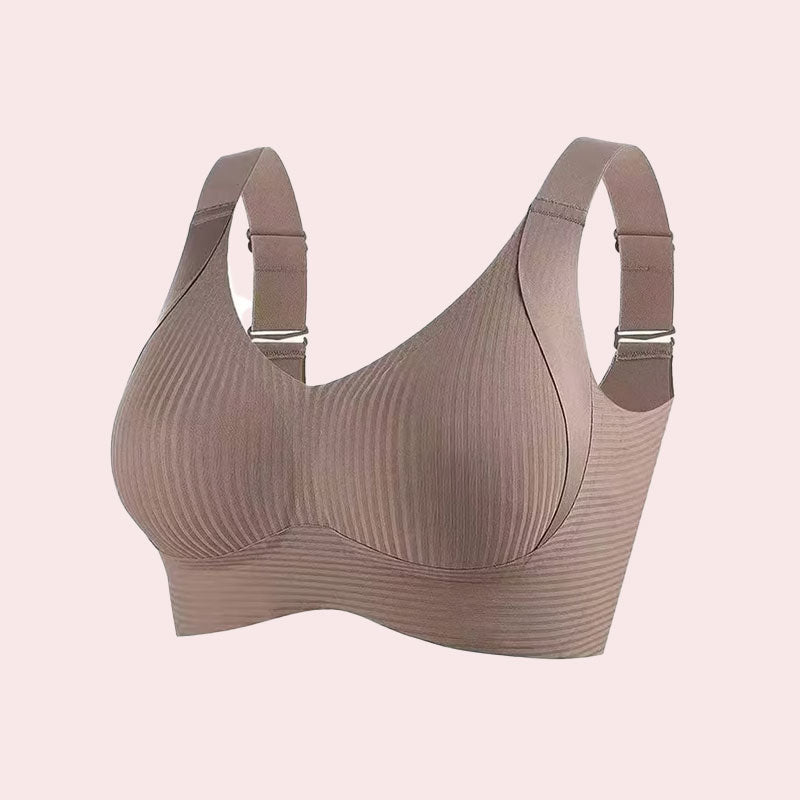 🎁Ribbad push-up-bh med justerbara byglar för kvinnor