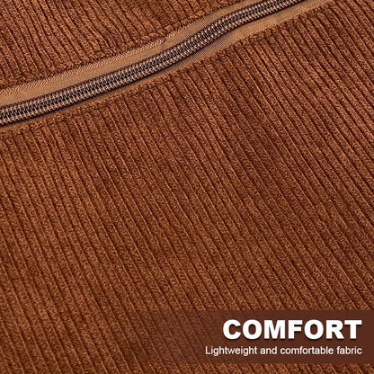 Corduroy stor kapacitet axel Messenger Bag