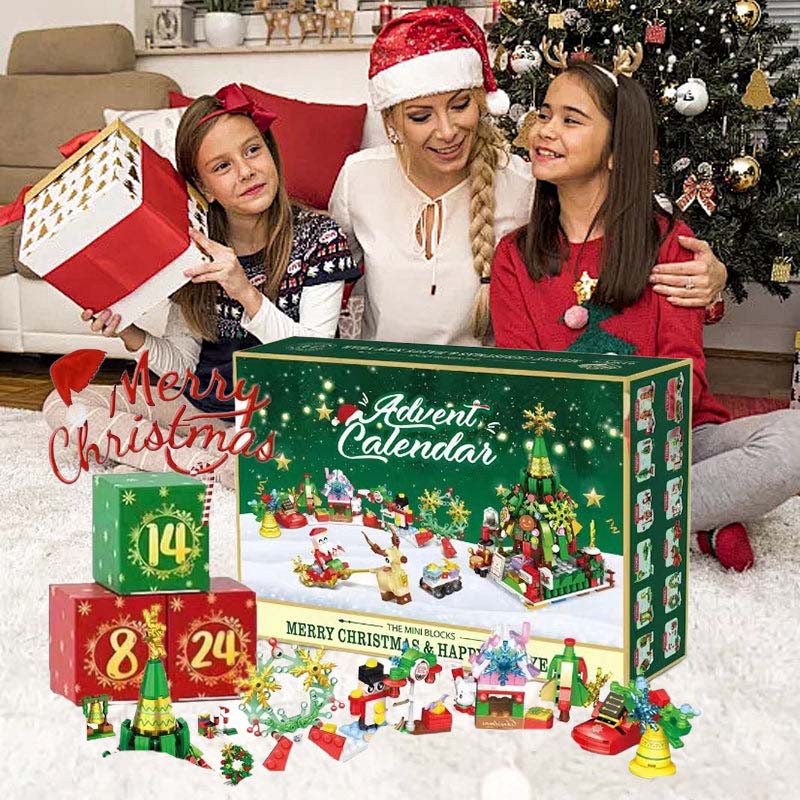 Jul diy montering byggsten blindlåda