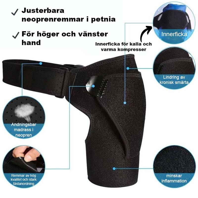 Justerbara sportaxelremmar
