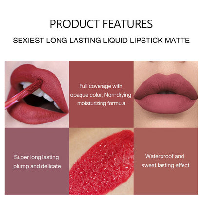 Non-stick Cup Mist Lip Gloss Set Presentförpackning