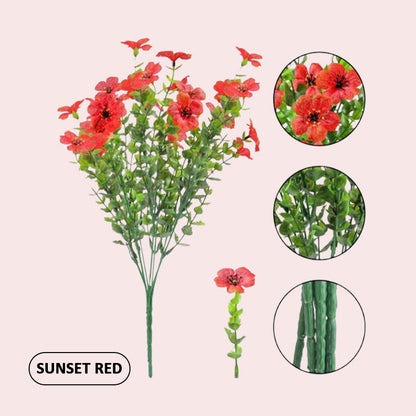 🌺UV-resistent färgglad konstgjord blomma💖