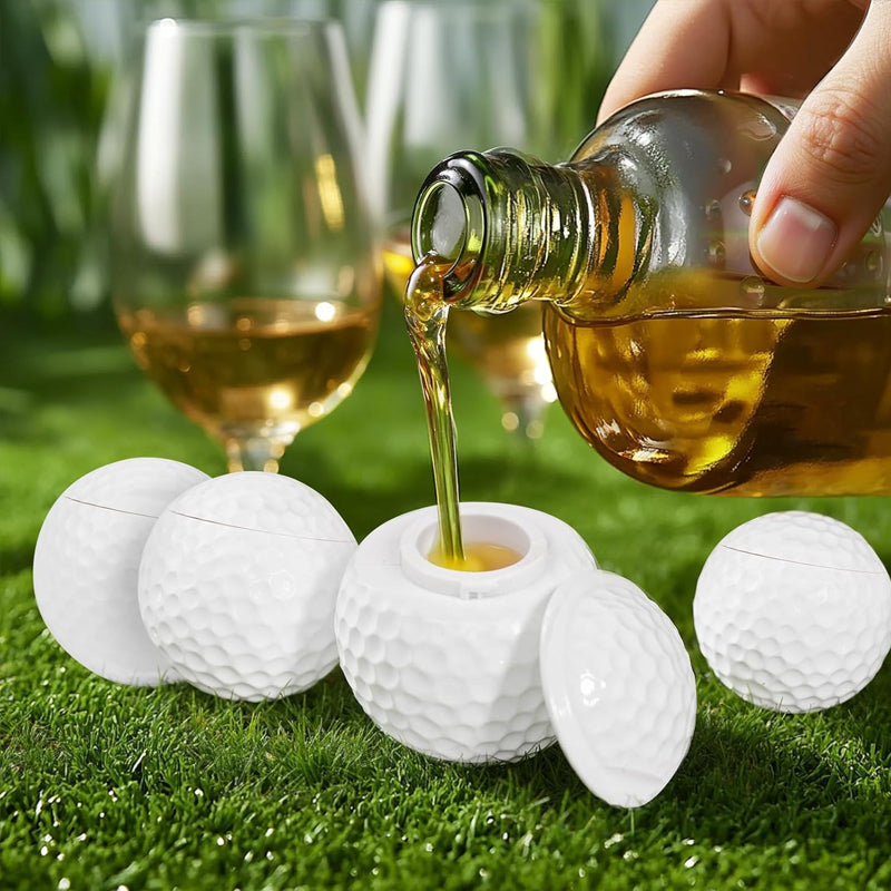 Kreativt golfbollformat shotglas
