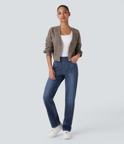 Lotte | Elastiska och bekväma byxor med hög midja