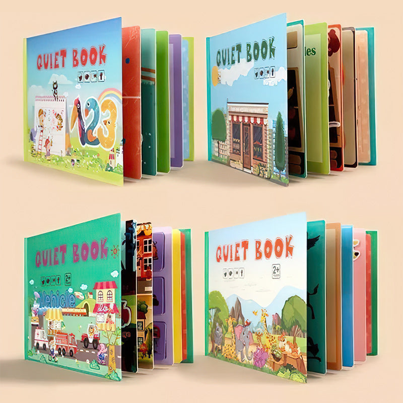 MONTESSORIBOK FÖR BARN FÖR ATT UTVECKLA INLÄRNINGSFÖRMÅGAN