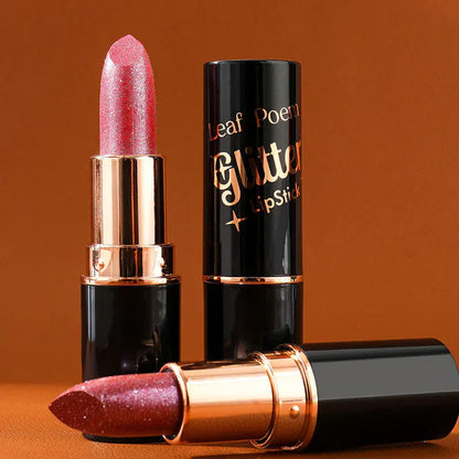 💖Diamond Lip Gloss Glitter Läppstift vattentätt