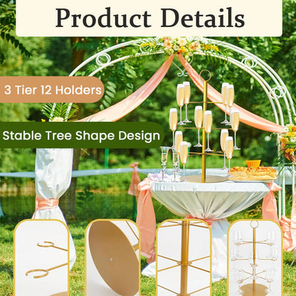 🎉 Julens flervåningars displayställ – perfekt för desserter och dekoration