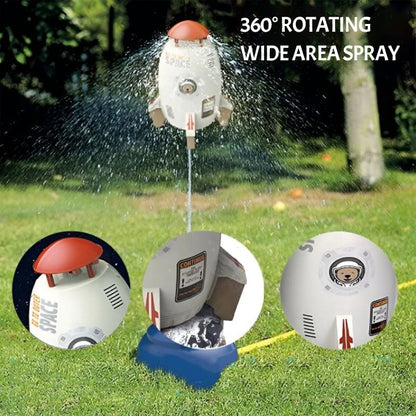 Barnens roterande raketvattensprayleksak