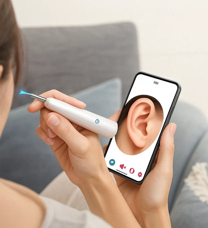 Smart Öronplockare med Kamera – HD, Bluetooth & WiFi