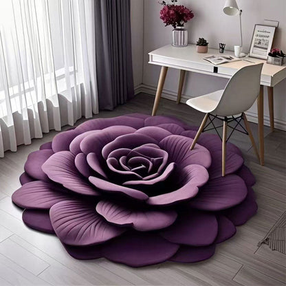 【💥Supermjuk】🌺Mjuk golvmatta med blommönster