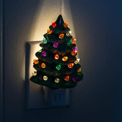 🔥 Christmas Pre-sale - 49% rabatt 🎄Christmas Ceramic Tree Night Light
