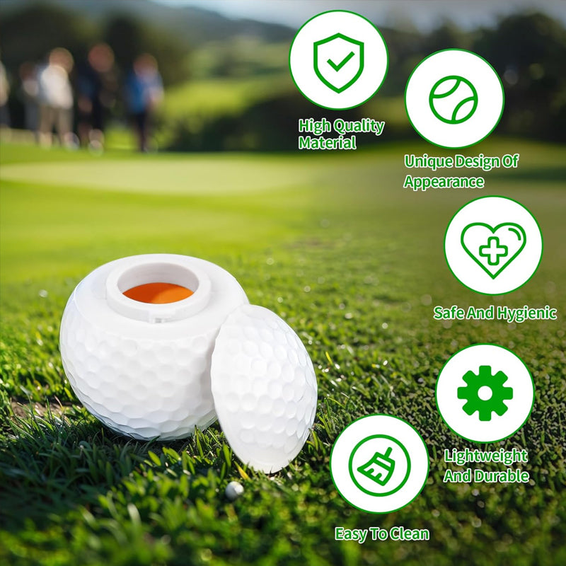 Kreativt golfbollformat shotglas