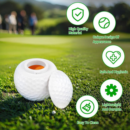 Kreativt golfbollformat shotglas