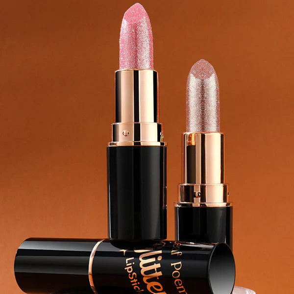 💖Diamond Lip Gloss Glitter Läppstift vattentätt