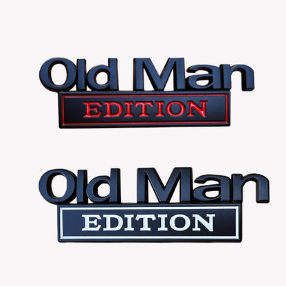 🚗 Old Man Edition auto embleem