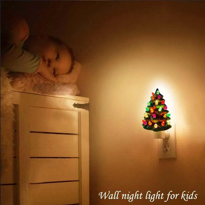 🔥 Christmas Pre-sale - 49% rabatt 🎄Christmas Ceramic Tree Night Light