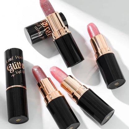 💖Diamond Lip Gloss Glitter Läppstift vattentätt