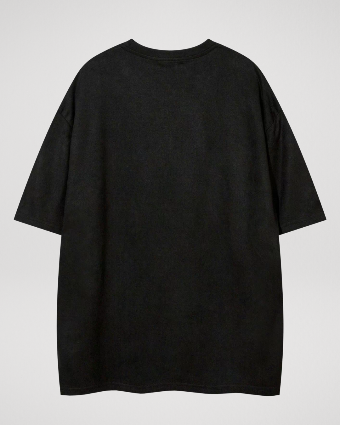 Kortärmad t-shirt med mockamotiv och taggbroderi för män🌵