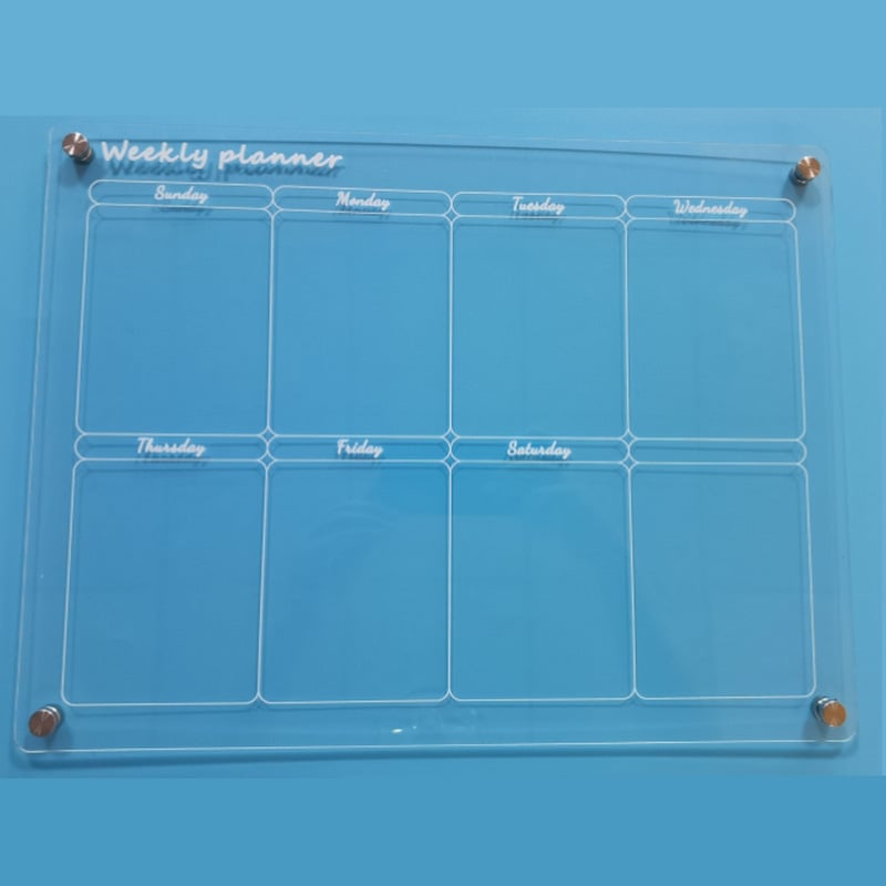 📆Magnetisk planeringskalender för kylskåpet [permanent återanvändbar]