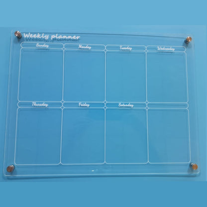 📆Magnetisk planeringskalender för kylskåpet [permanent återanvändbar]
