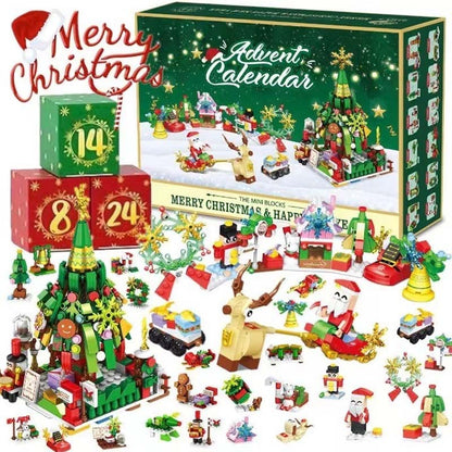 Jul diy montering byggsten blindlåda