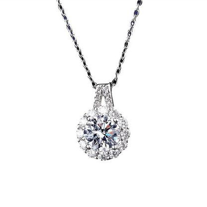 Moissanite Solros Pendan