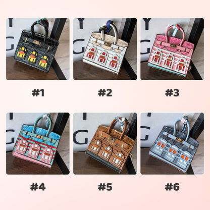 Handgjord Fönster Mini Bag
