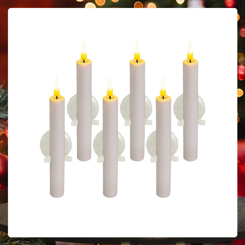 🎄 Julspecial 🔥 6st flammfria LED-fönsterljus