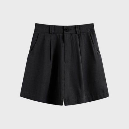 Stretchiga Kostymshorts Med Hög Midja