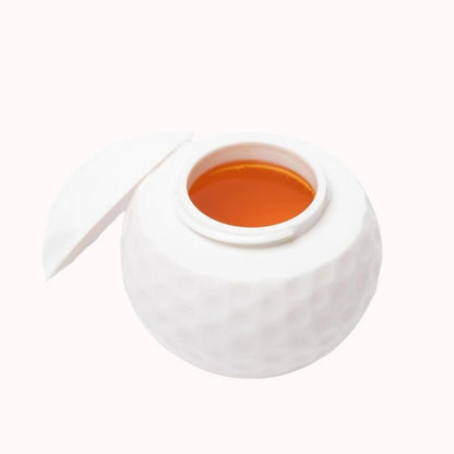 Kreativt golfbollformat shotglas